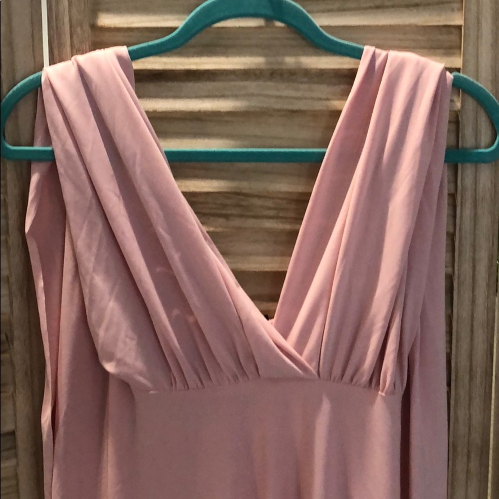 Dressy Twist Wrap Dress - Picture 3 of 5